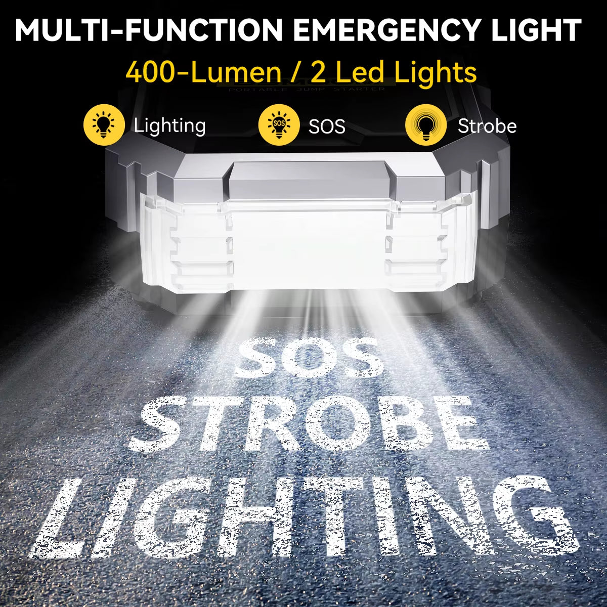 6000A/7000A Car Jump Starter Power Bank Portable 150PSI Air Pump Car Battery Emergency Boosters Starting Device Car Starter